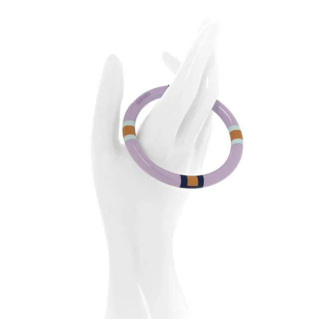 Hermès Lacquered Wood H Equipe PM Bangle Bracelet T1 from FASHIONPHILE, photo 2 of 5