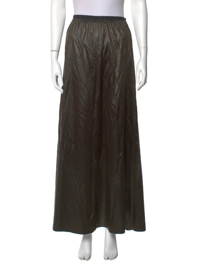 Maison Margiela long skirts in green from The RealReal