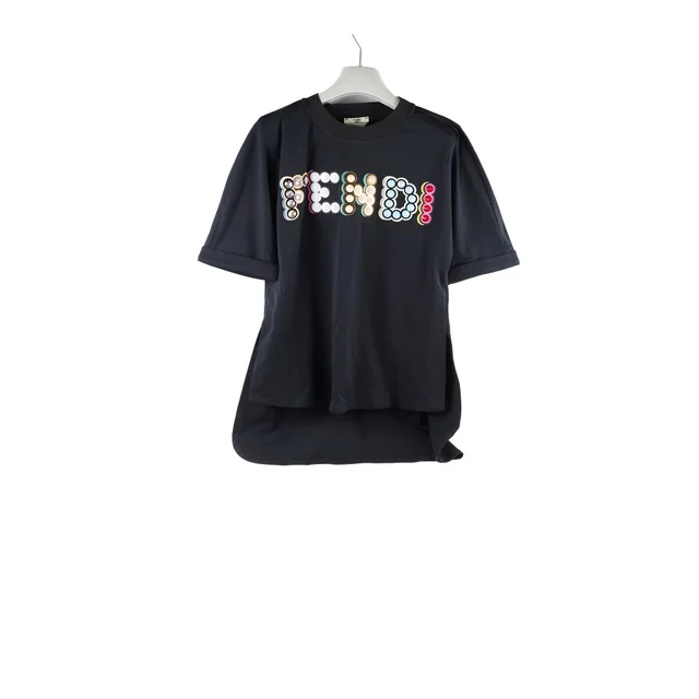 Fendi Shirt logo Black size 40 in Black from The Purse Affair