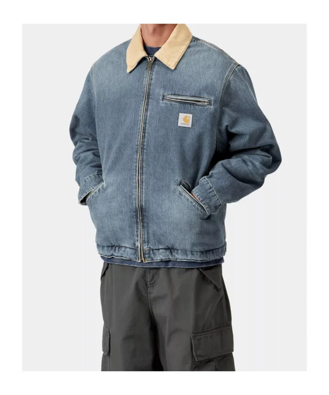Carhartt WIP Detroit zip-up denim jacket, photo 4 of 7 from SENSER