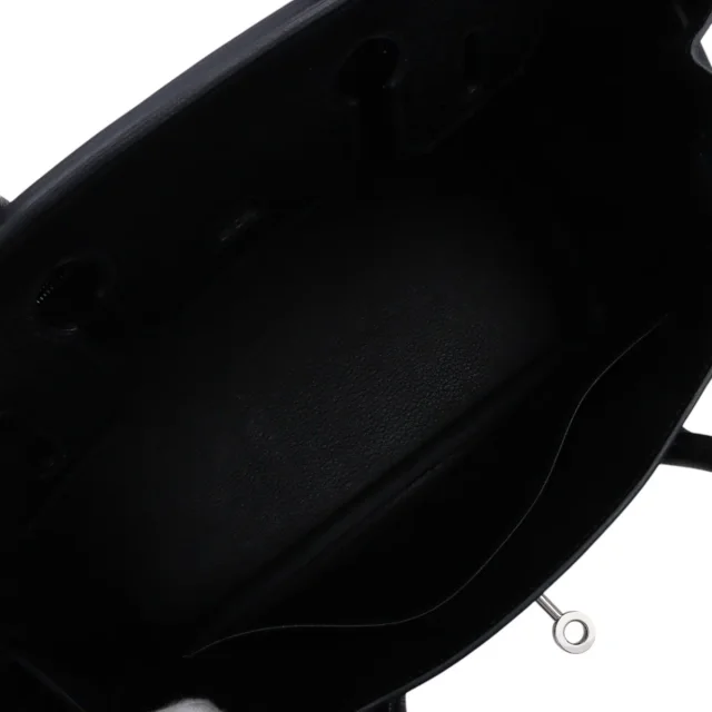 Hermès 2007 Birkin 30 Black in Black Epsom leather from VINTAGE QOO TOKYO, photo 8 of 15