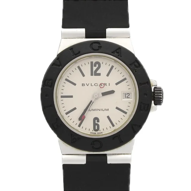 Bvlgari Aluminum Al32a Quartz Watch in Silver in silver|gray from Grailed