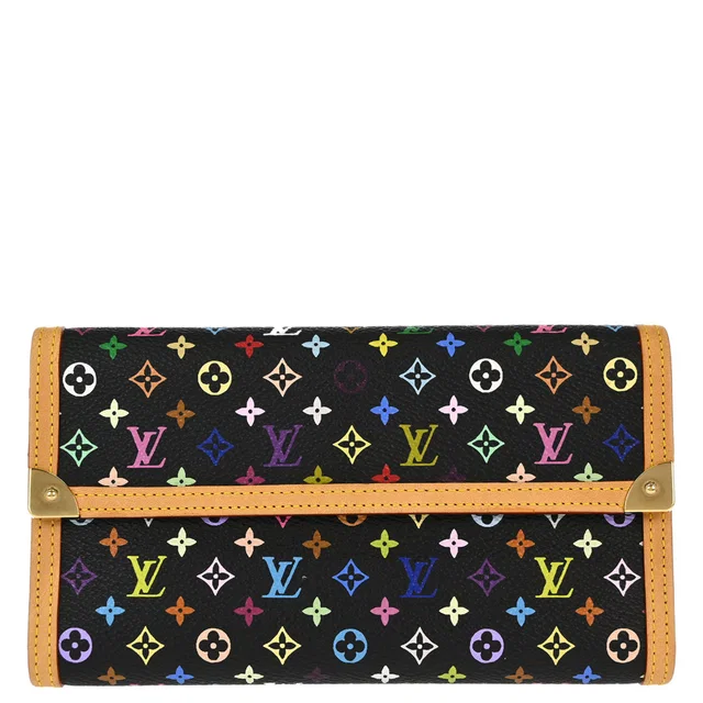 Louis Vuitton Multicolor Porte Tresor International Wallet M92658 in Multicolor Canvas from AMORE Vintage Tokyo