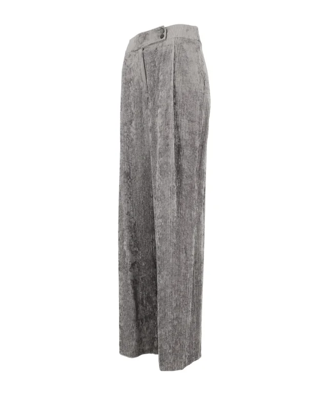 Emporio Armani Straight-Leg Velvet Trousers, photo 2 of 4 from SENSER