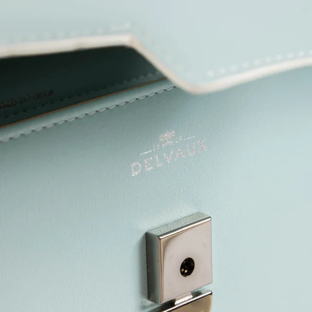 Delvaux Celadon Calf Souple Tempête MM Bag in Leather from Labellov, photo 9 of 9