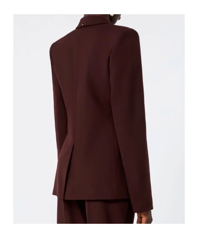 Sportmax Stretch wool tailored jacket - Plum, photo 4 of 6 from SENSER