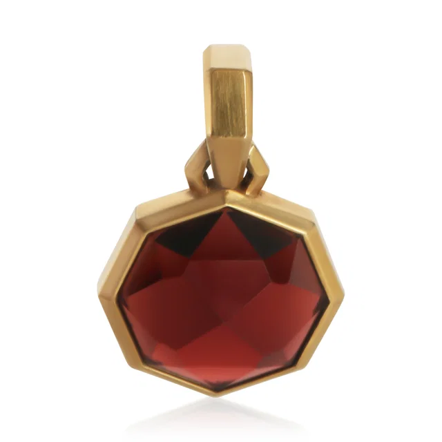 David Yurman Yellow Gold Garnet Pendant 18k in Yellow from HEWI