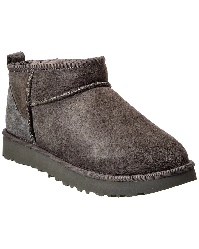 UGG Classic Ultra Mini Suede & Shearling Boot, image 1 of 1 from Gilt
