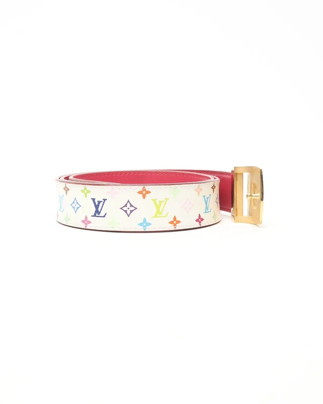 Louis Vuitton Murakami Saint Tulle Belt, size 85 in Canvas from A Retro Tale, photo 4 of 8