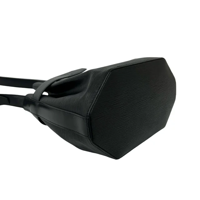 Louis Vuitton Sac D Epaules Epi Shoulder Bag in Black Leather from LuxUness, photo 7 of 9