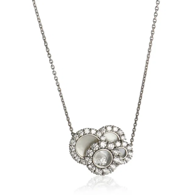 Chopard White Gold Diamond Happy Dreams Necklace 18k in White from HEWI