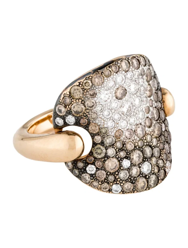 Pomellato 18K Diamond Sabbia Ring in multicolor from The RealReal