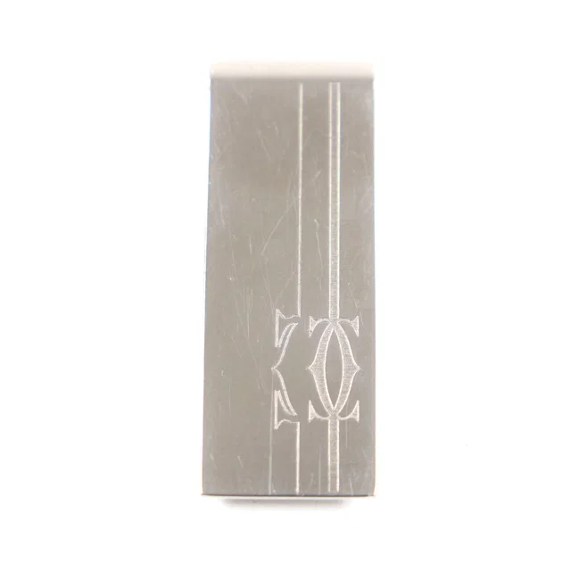 Cartier C2 Decor Silver Money Clip in Silver from LuxUness