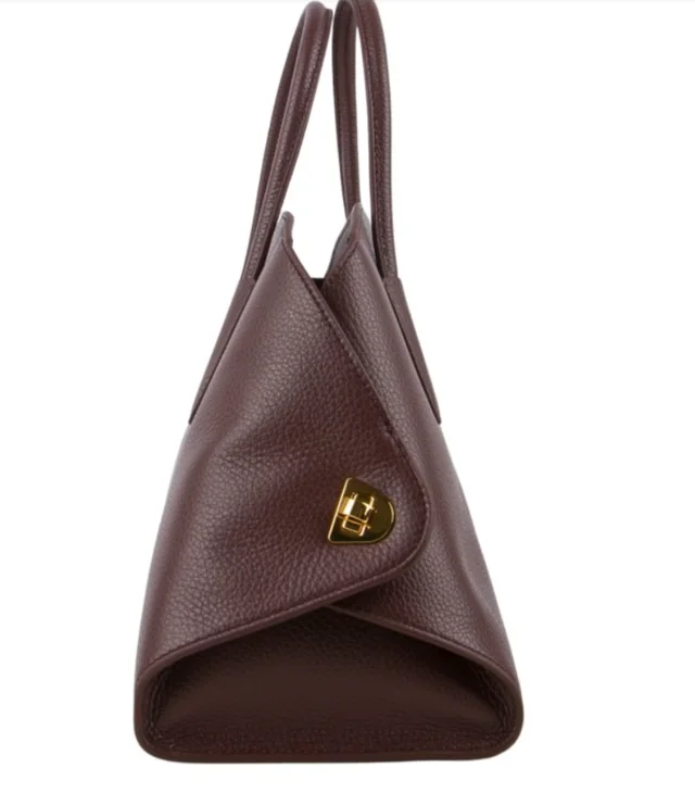 Coccinelle Tylde pebbled leather tote bag, photo 3 of 6 from SENSER