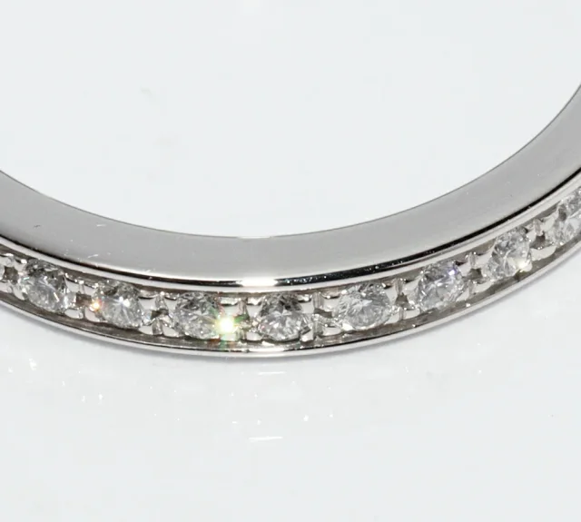 Bvlgari Dedicate a Venezia Pt950 Diamond Ring Size 8 in Silver Platinum from LuxUness, photo 5 of 6