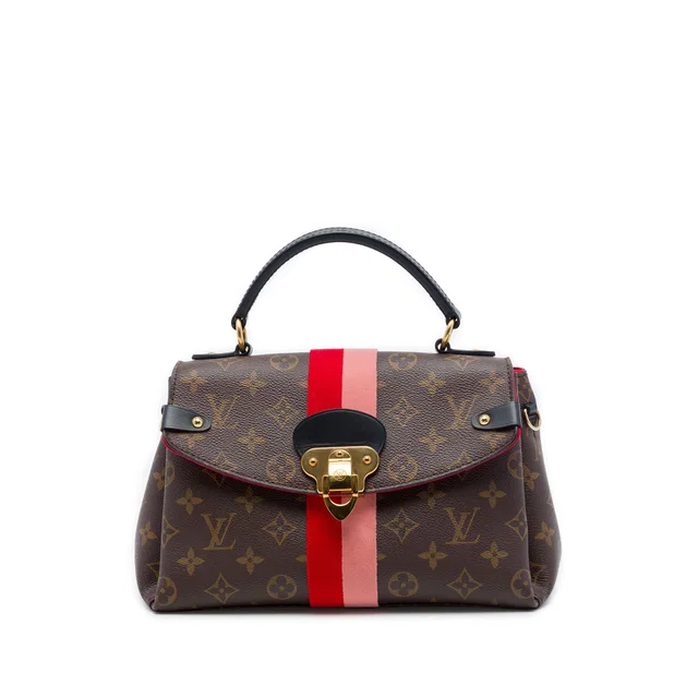Brown Louis Vuitton Monogram Georges BB Satchel in Brown Coated canvas from Designer Revival, photo 1 of 1