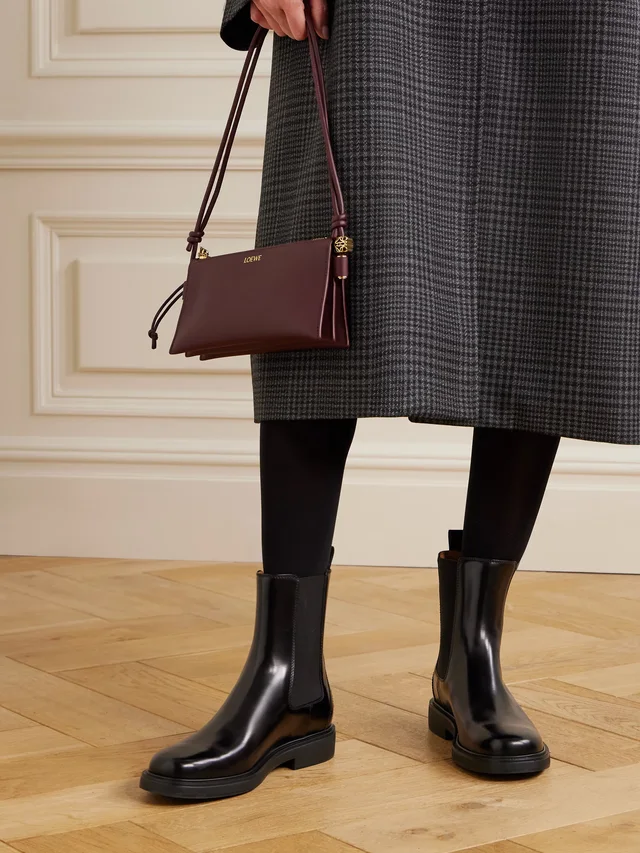 TOD'S Glossed-leather Chelsea boots in Black, photo 2 of 2 from NET-A-PORTER (Canada)