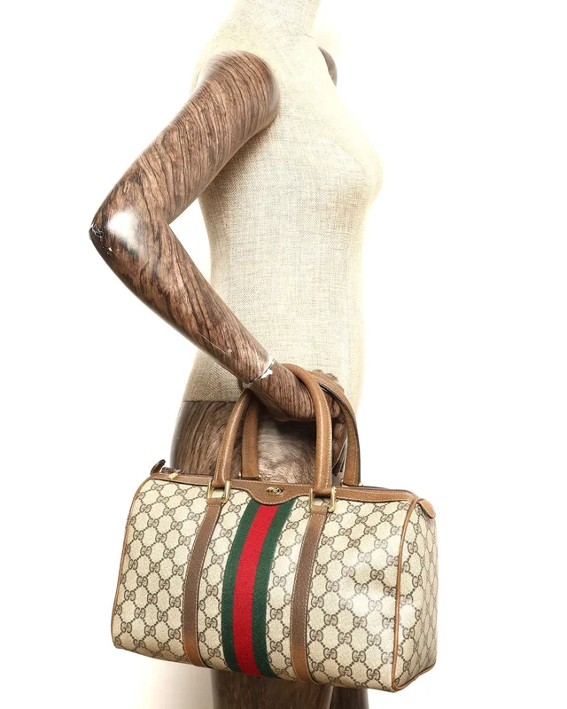 Gucci GG Sherry Line Boston Bag in Canvas from A Retro Tale, photo 11 of 11