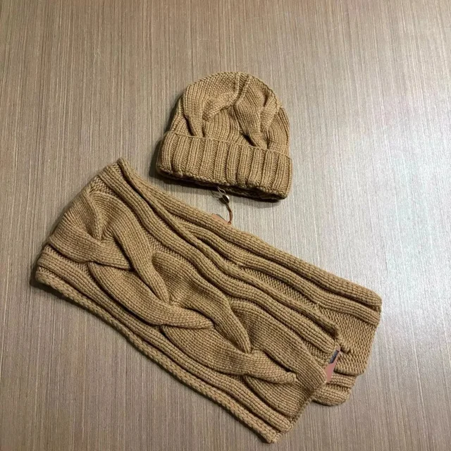 Loro Piana Women's Vicuña Knit Scarf & Beanie Set Natural in Beige in white|neutral from Grailed