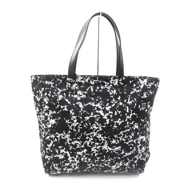 Bally WOLFSON Leather Tote Bag Black White in Black Leather from LuxUness
