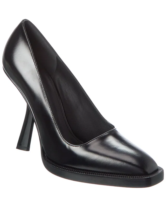 Ferragamo Anser X5 Leather Pump in Black, image 1 of 1 from Rue La La