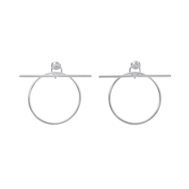 Hermès Echappee Loop Earrings Size MM SV925 from GALLERY RARE