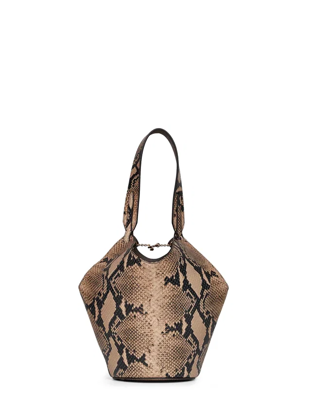Khaite Shoulder Bag — Multicolor Calfskin in Multicolor Calfskin from HEWI