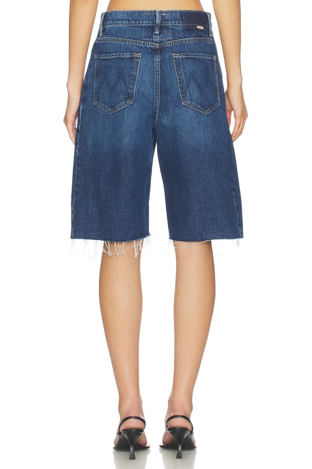 MOTHER The Half-pipe Bermuda Fray Short in Did You Bring Me Anything, photo 4 of 6 from REVOLVE (Canada)