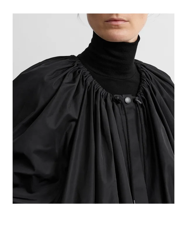Toteme gathered parachute jacket black, photo 6 of 6 from SENSER