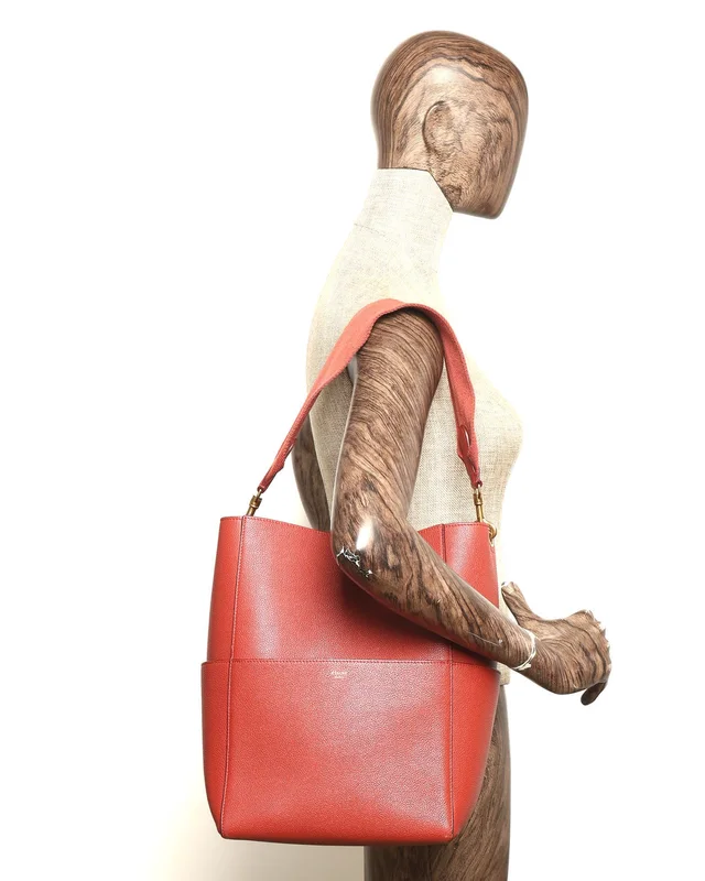 Celine Sangle Seau Large Bag in Suede from A Retro Tale, photo 7 of 7