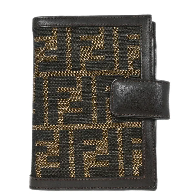 Fendi Zucca Notebook Cover Small Good in Canvas from AMORE Vintage Tokyo