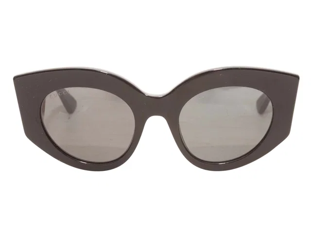 Black & Multicolor Gucci Cat-Eye Sunglasses in Black from Designer Revival