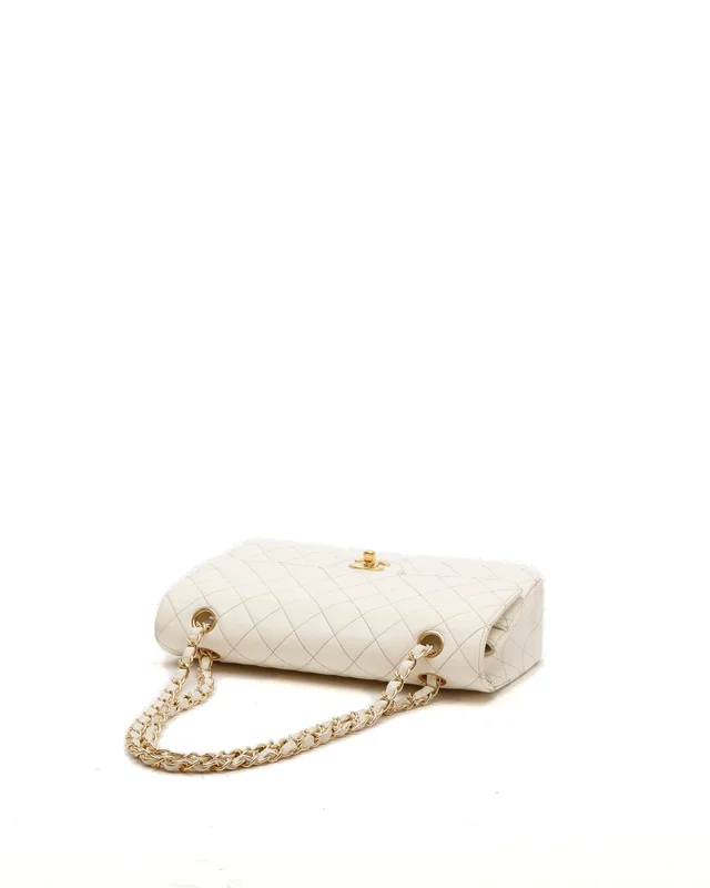 Chanel Classic Medium Caviar Double Flap Bag in Caviar leather from A Retro Tale, photo 4 of 11