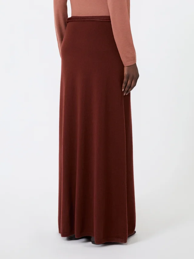 Max Mara Long cashmere yarn skirt, photo 3 of 5 from SENSER