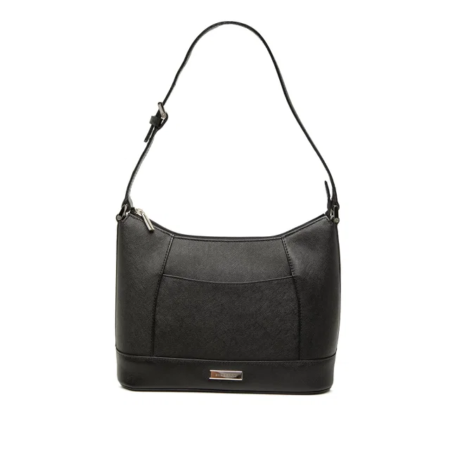 Black Burberry Leather Shoulder Bag in Black Leather from Designer Revival