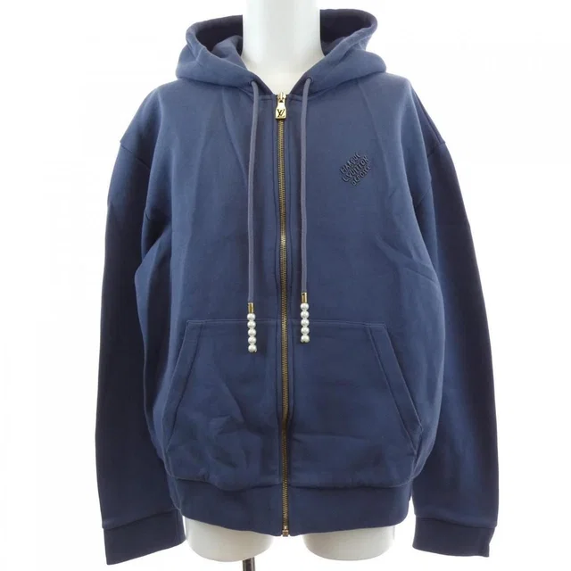 Louis Vuitton Embroidered Zip Jacket Hoodie from The Reluxe