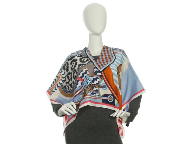 Hermès La Selle Imaginaire Dossard Scarf 90cm in Silk from Ann's Fabulous Finds, photo 4 of 5