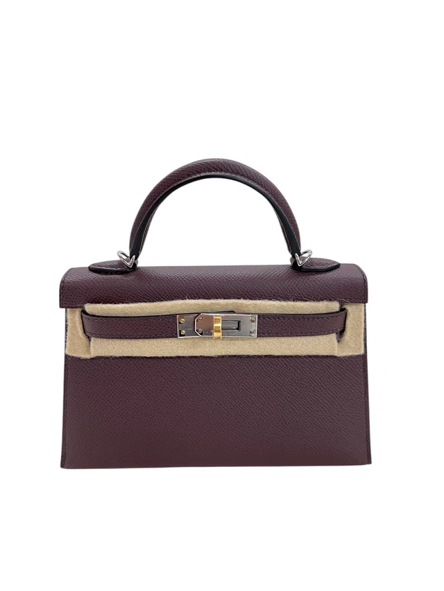 Hermès Kelly 20 Rouge Sellier Epsom EHW #W in Red Epsom leather from Luxury Promise