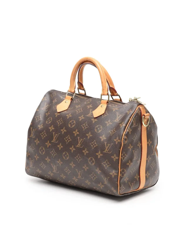 Louis Vuitton Monogram Speedy Bandoulière 30 Bag in Coated canvas from A Retro Tale, photo 2 of 13