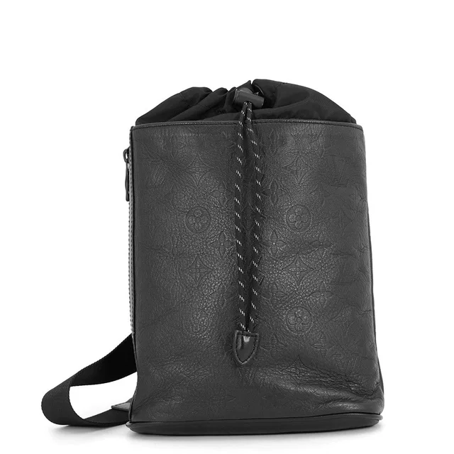 Louis Vuitton Chalk Sling Bag Noir/OrangeM44633 Monogram Shadow in Black from GALLERY RARE