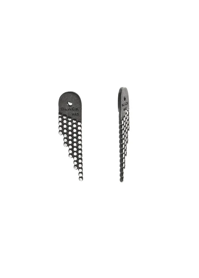 Maria Black Snow Reverse Earring, Oxidized Silver from Cultstatus, photo 1 of 1