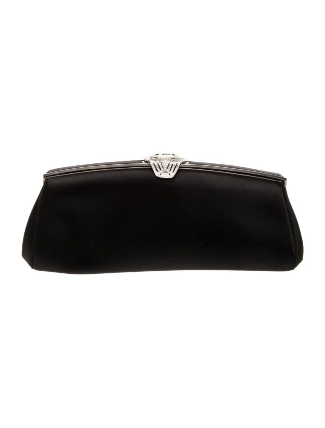 Judith Leiber Leather Evening Bag in black Leather from The RealReal, photo 1 of 1