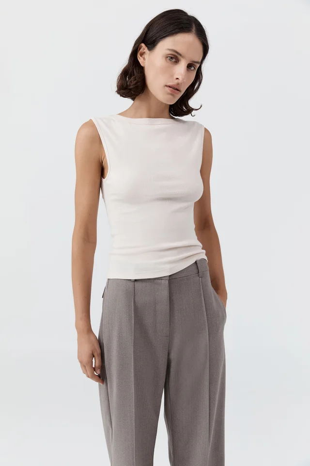 St Agni Organic Cotton Ballerina Top - Shell Pink from St. Agni, photo 1 of 1