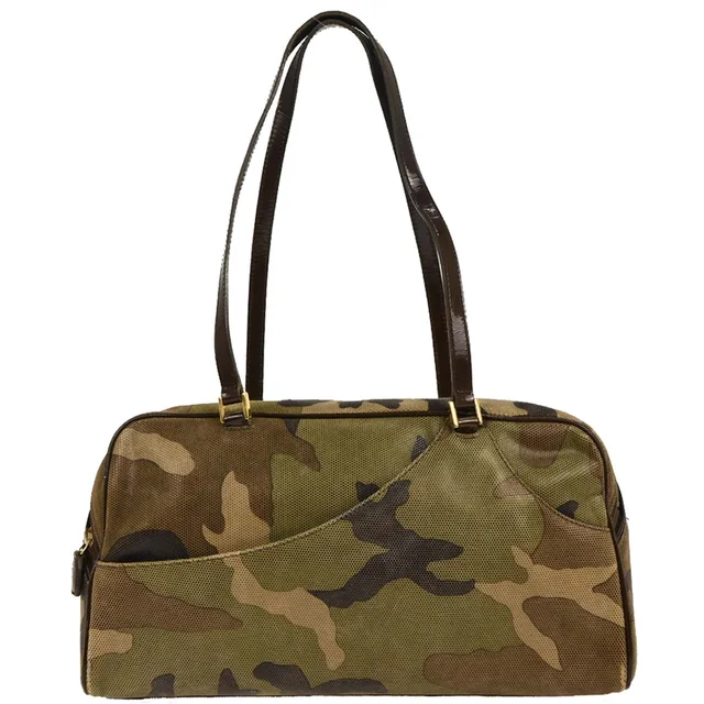 Dior Camouflage Shoulder Bag in Patent leather from AMORE Vintage Tokyo