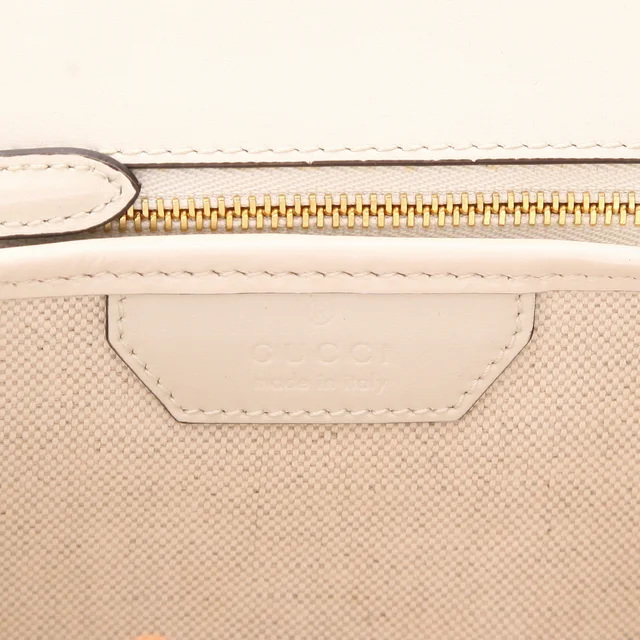 Gucci Bamboo handbag in white leather and Bambou in White Leather from Collector Square, photo 4 of 6
