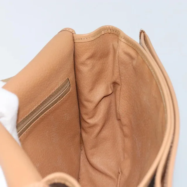 Celine Vintage Macadam Canvas And Leather Brown Bag in Brown Canvas from HEWI, photo 20 of 23