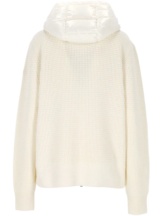 Moncler Padded Zip-Up Padded Cardigan, photo 2 of 3 from SENSER
