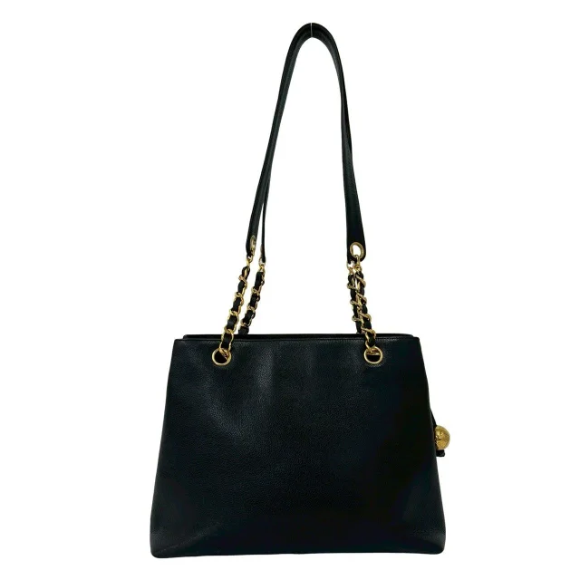 Chanel Caviar Mini Tote Bag in Black Caviar leather from LuxUness, photo 3 of 10