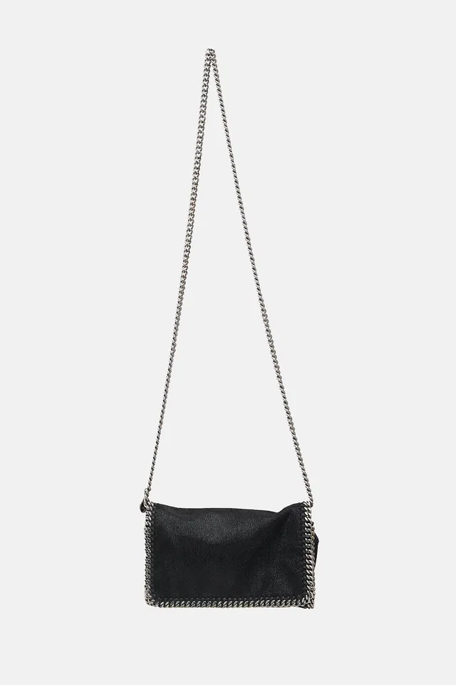 Stella McCartney Falabella Flap Crossbody Bag in Woven leather from VSP Consignment