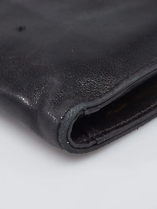 Chanel Black Lambskin Leather CC French Purse Wallet in Black Lambskin from Yoogis, photo 4 of 6